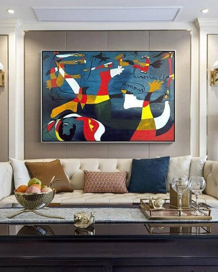 Cubist Dreams Wall Art - Picasso Abstract Canvas Print