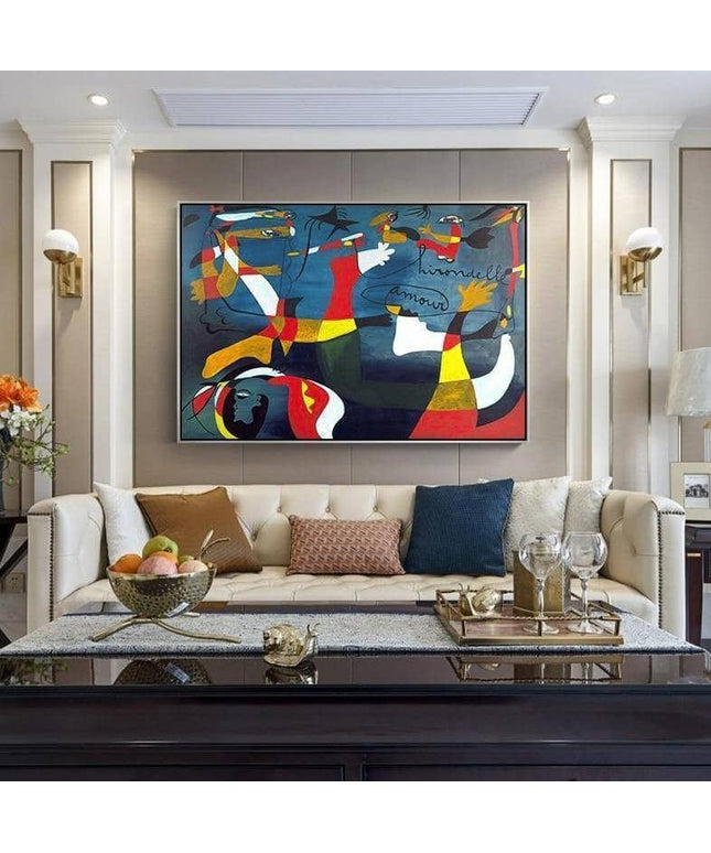 Cubist Dreams Wall Art - Picasso Abstract Canvas Print