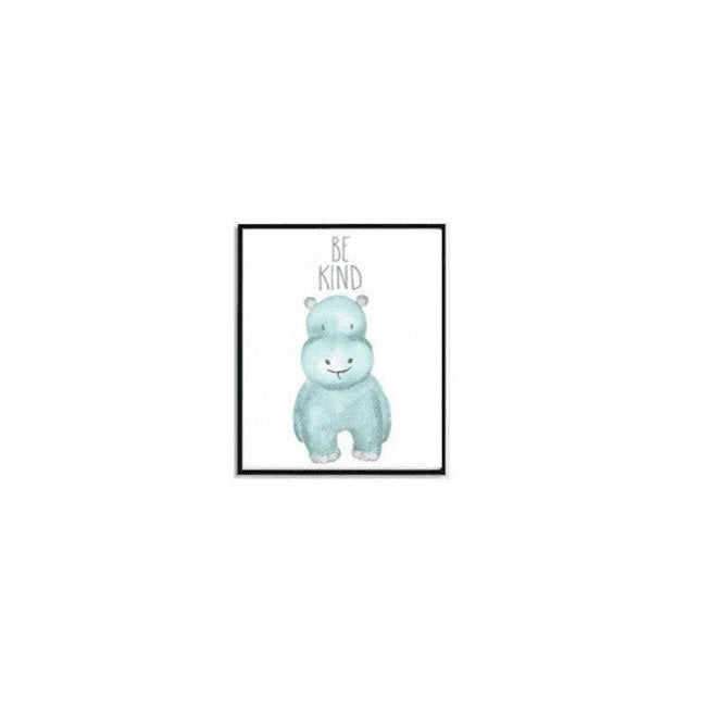 Cute Animals Canvas Print - Playful Wall Poster Art