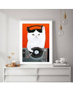 D 1293 Catoon Cat-5 / 12 x 16 inch / 30 x 40 cm