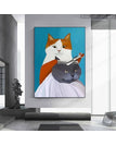 D 1293 Catoon Cat-8 / 12 x 16 inch / 30 x 40 cm