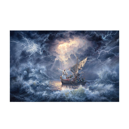 Divine Presence: Spiritual Jesus Christ Art Poster 
