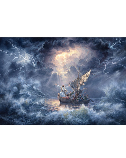 Divine Presence: Spiritual Jesus Christ Art Poster 