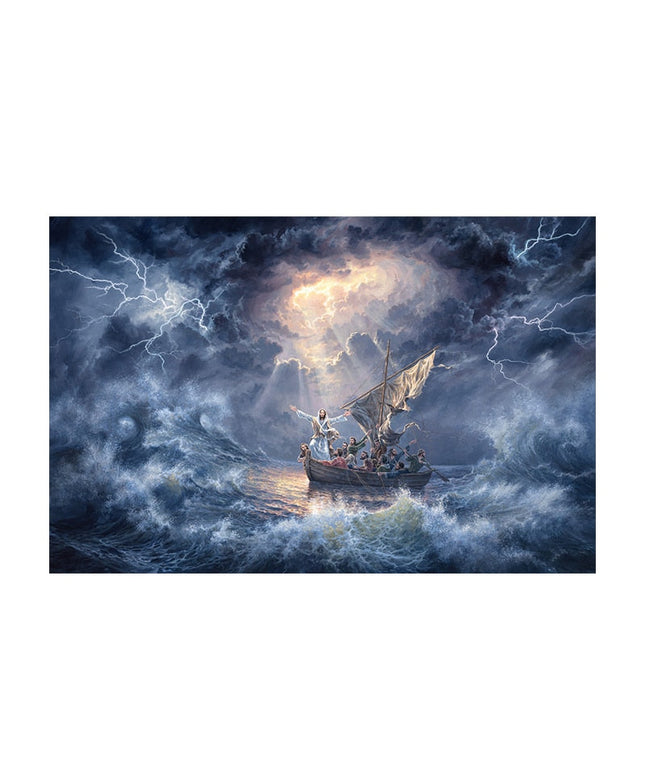 Divine Presence: Spiritual Jesus Christ Art Poster 