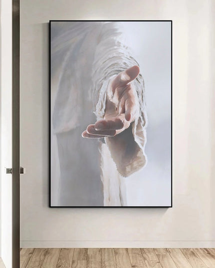 Divine Touch: Hand of God Jesus Christ Canvas Poster Wall Poster