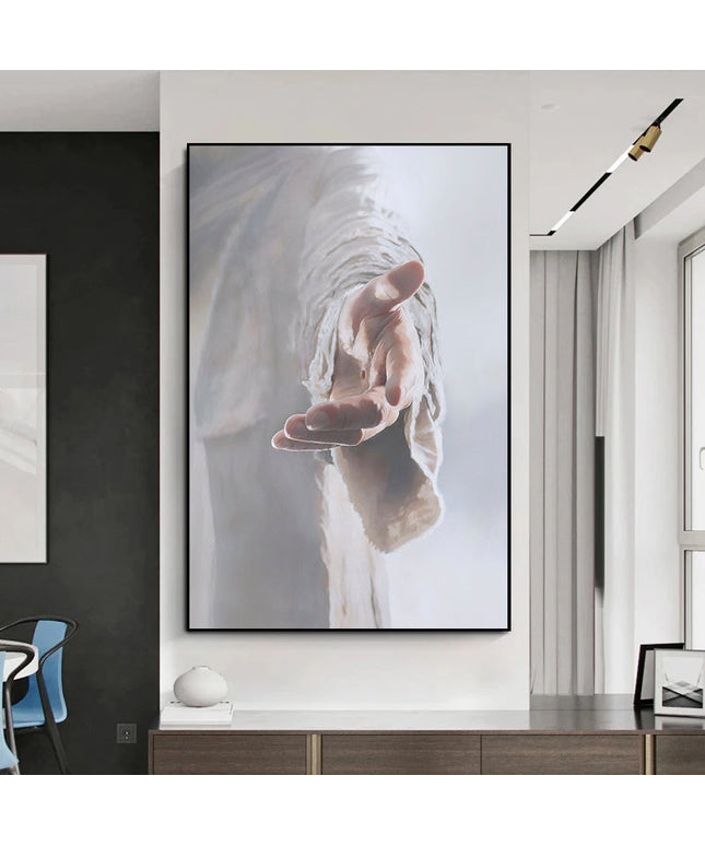 Divine Touch: Hand of God Jesus Christ Canvas Poster Wall Poster