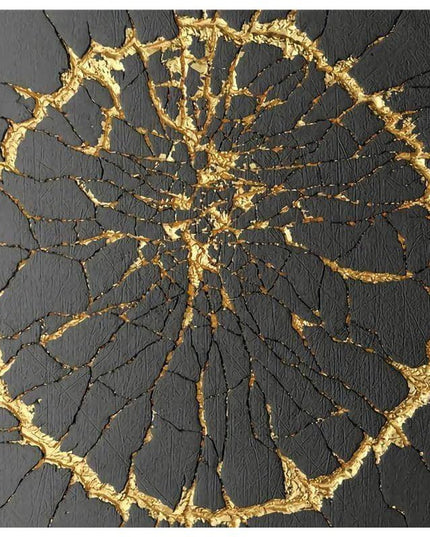 Elegant Gold Foil Art Print: Sophisticated Wall Decor for Modern Homes