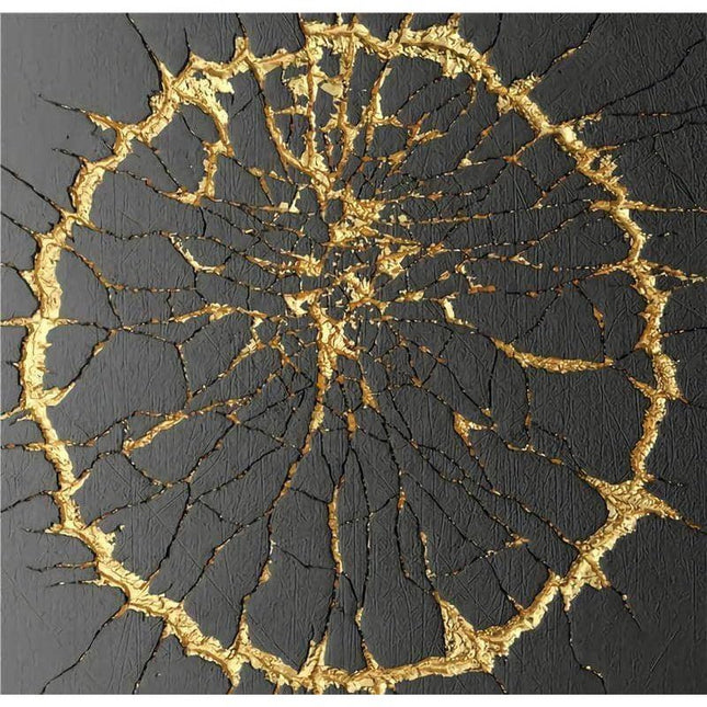 Elegant Gold Foil Art Print: Sophisticated Wall Decor for Modern Homes