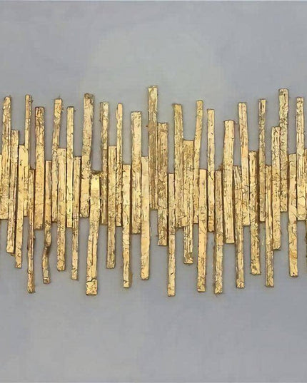 Elegant Gold Foil Art Print: Sophisticated Wall Decor for Modern Homes