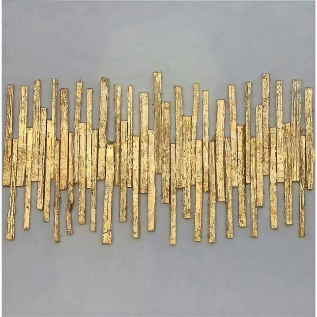 Elegant Gold Foil Art Print: Sophisticated Wall Decor for Modern Homes