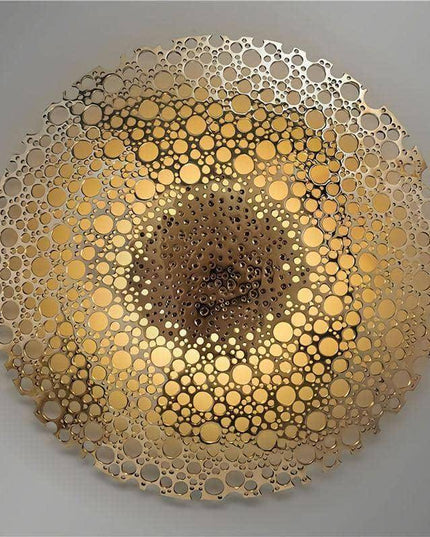 Elegant Gold Foil Art Print: Sophisticated Wall Decor for Modern Homes