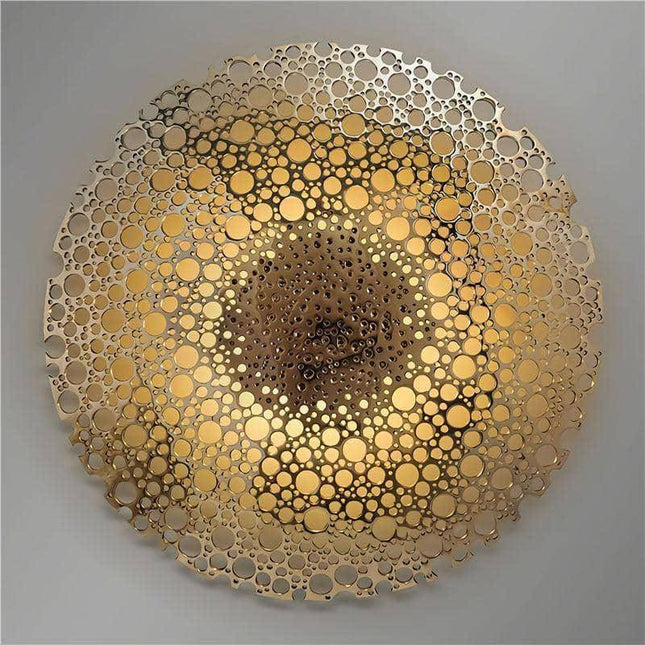Elegant Gold Foil Art Print: Sophisticated Wall Decor for Modern Homes