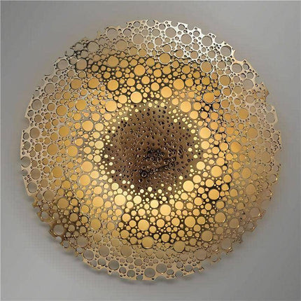 Elegant Gold Foil Art Print: Sophisticated Wall Decor for Modern Homes