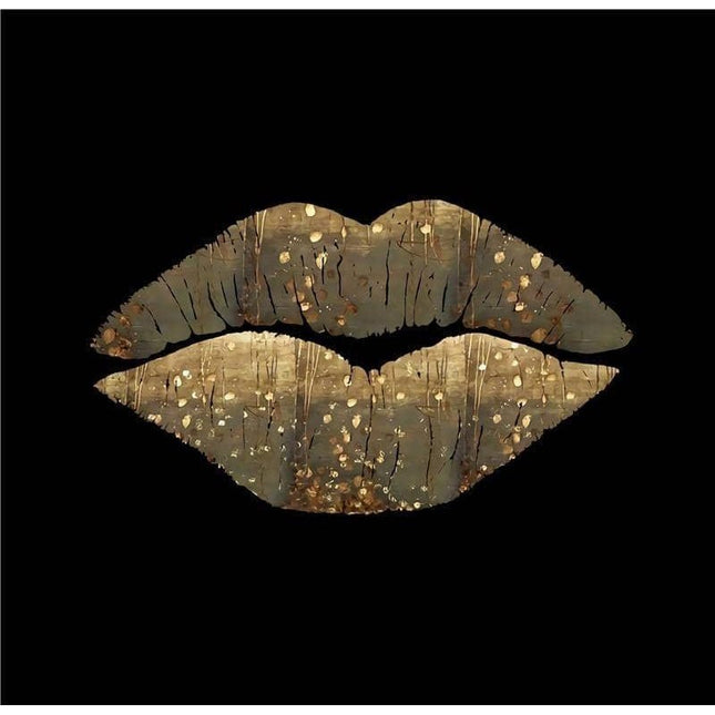 Elegant Gold Foil Art Print: Sophisticated Wall Decor for Modern Homes