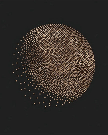 Elegant Gold Foil Art Print: Sophisticated Wall Decor for Modern Homes