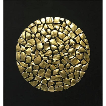 Elegant Gold Foil Art Print: Sophisticated Wall Decor for Modern Homes