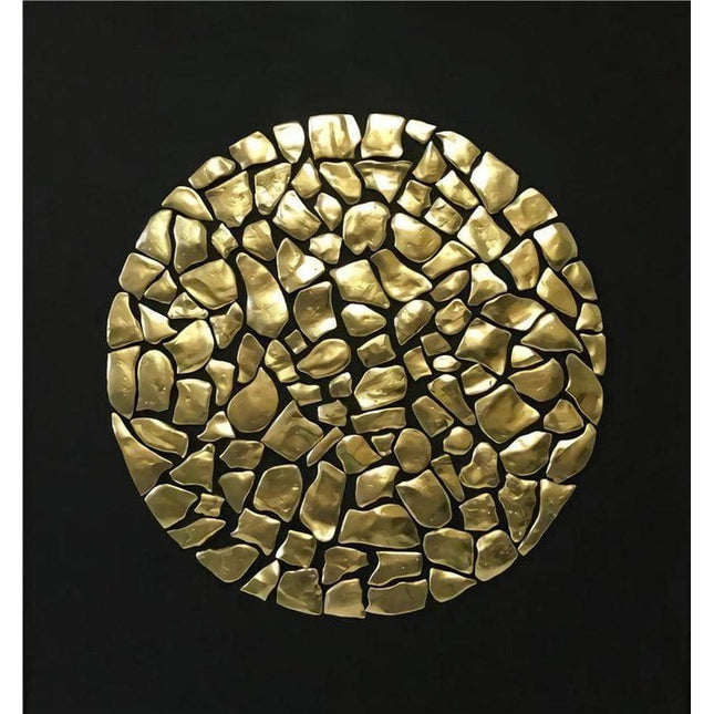Elegant Gold Foil Art Print: Sophisticated Wall Decor for Modern Homes