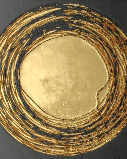 Elegant Gold Foil Art Print: Sophisticated Wall Decor for Modern Homes