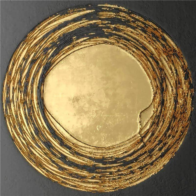Elegant Gold Foil Art Print: Sophisticated Wall Decor for Modern Homes