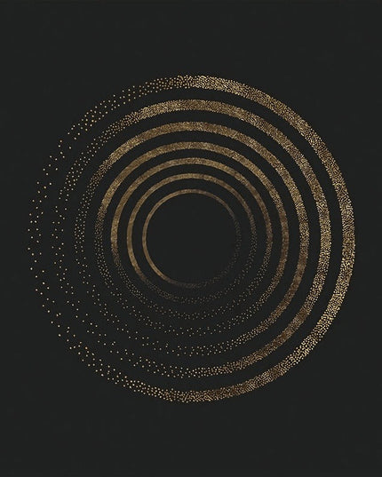 Elegant Gold Foil Art Print: Sophisticated Wall Decor for Modern Homes