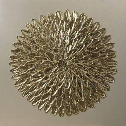 Elegant Gold Foil Art Print: Sophisticated Wall Decor for Modern Homes