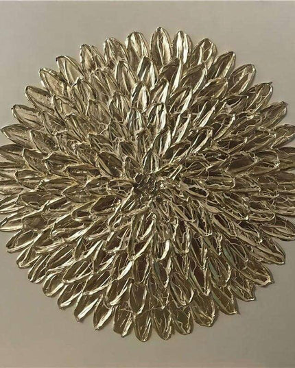 Elegant Gold Foil Art Print: Sophisticated Wall Decor for Modern Homes