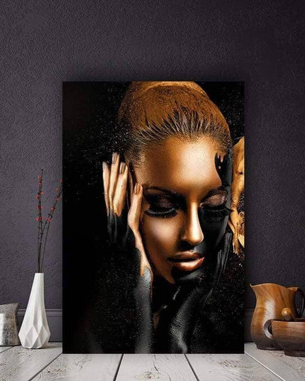 Empower Your Space with Women Art Poster from Africa - Printing on Canvas