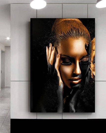Empower Your Space with Women Art Poster from Africa - Printing on Canvas