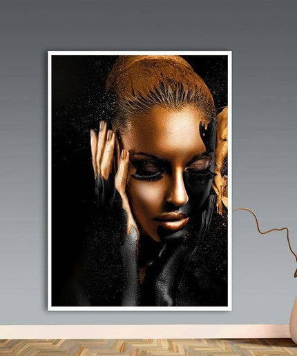 Empower Your Space with Women Art Poster from Africa - Printing on Canvas