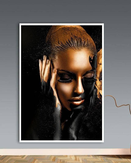 Empower Your Space with Women Art Poster from Africa - Printing on Canvas