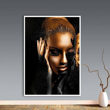 Empower Your Space with Women Art Poster from Africa - Printing on Canvas