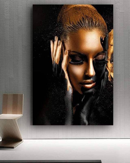 Empower Your Space with Women Art Poster from Africa - Printing on Canvas