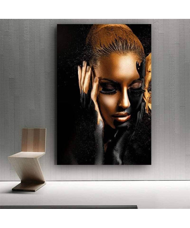 Empower Your Space with Women Art Poster from Africa - Printing on Canvas