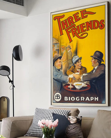 Enduring Friendship: Three Friends Movie Canvas Print 