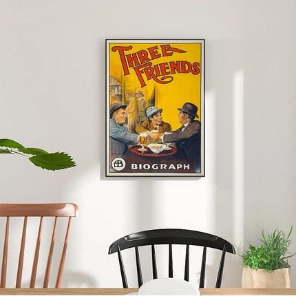 Enduring Friendship: Three Friends Movie Canvas Print 