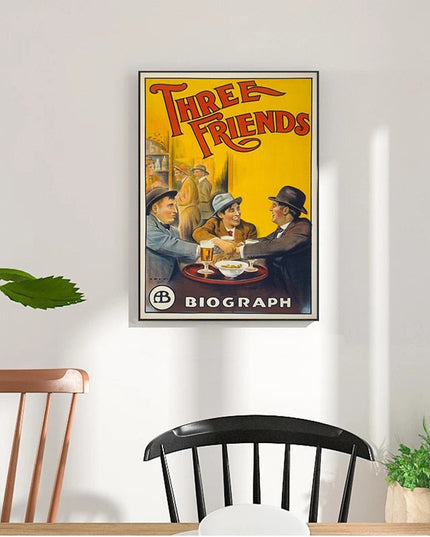 Enduring Friendship: Three Friends Movie Canvas Print 