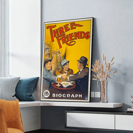 Enduring Friendship: Three Friends Movie Canvas Print 