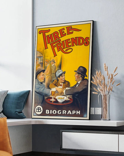 Enduring Friendship: Three Friends Movie Canvas Print 