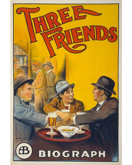 Enduring Friendship: Three Friends Movie Canvas Print 