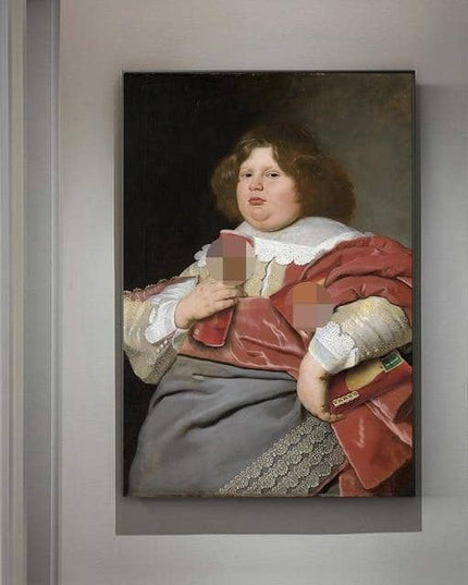 European Famous Female Wall Art - Playful & Whimsical Canvas Print