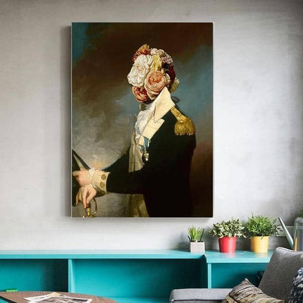 European Famous Female Wall Art - Playful & Whimsical Canvas Print