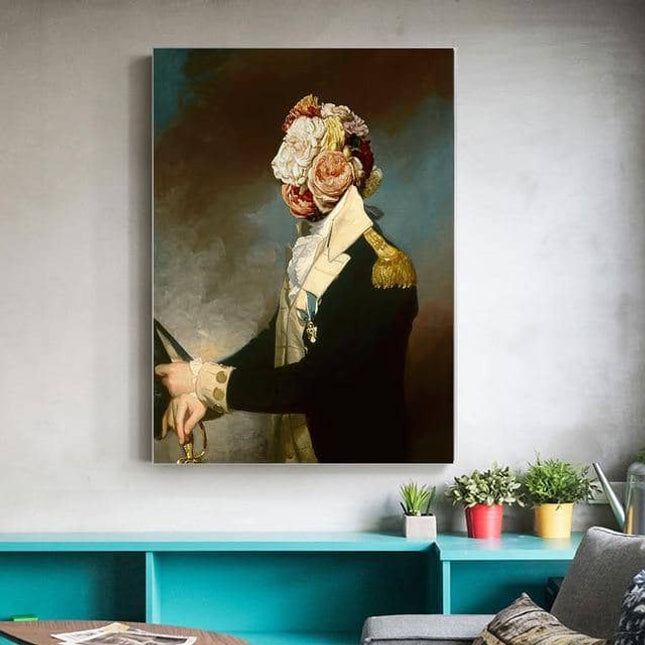 European Famous Female Wall Art - Playful & Whimsical Canvas Print