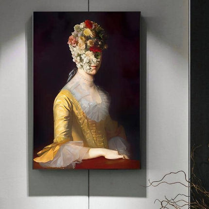 European Famous Female Wall Art - Playful & Whimsical Canvas Print