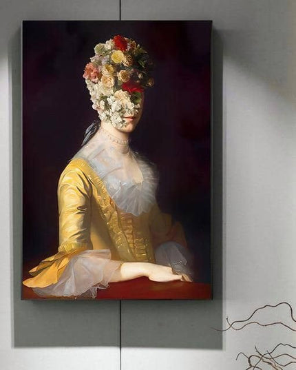 European Famous Female Wall Art - Playful & Whimsical Canvas Print