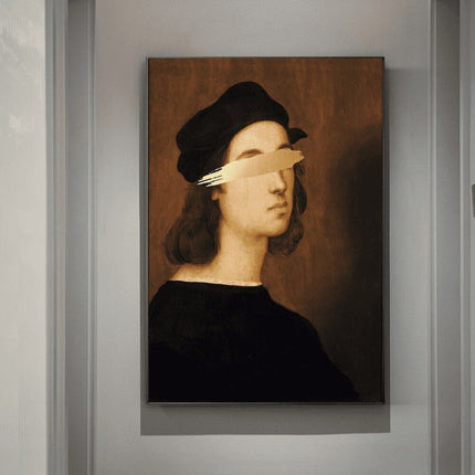 European Famous Female Wall Art - Playful & Whimsical Canvas Print