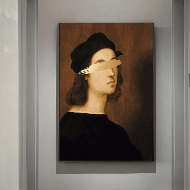 European Famous Female Wall Art - Playful & Whimsical Canvas Print