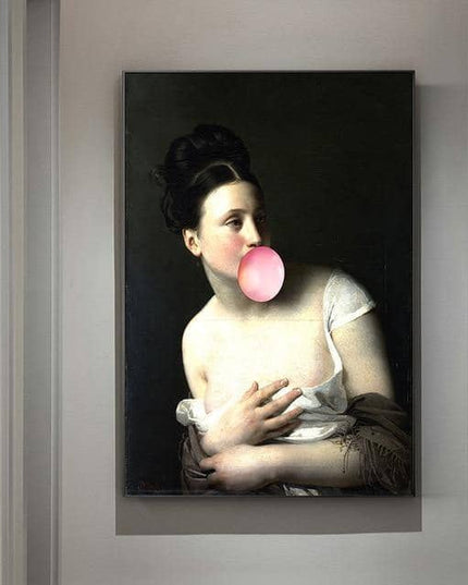 European Famous Female Wall Art - Playful & Whimsical Canvas Print