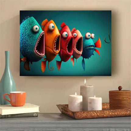 FIsh Fun Wall Poster