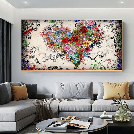 Flower of love Wall Poster