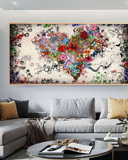 Flower of love Wall Poster